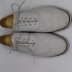 FJ Footjoy Women Sport Retro Golf Shoes Off White Sz 8